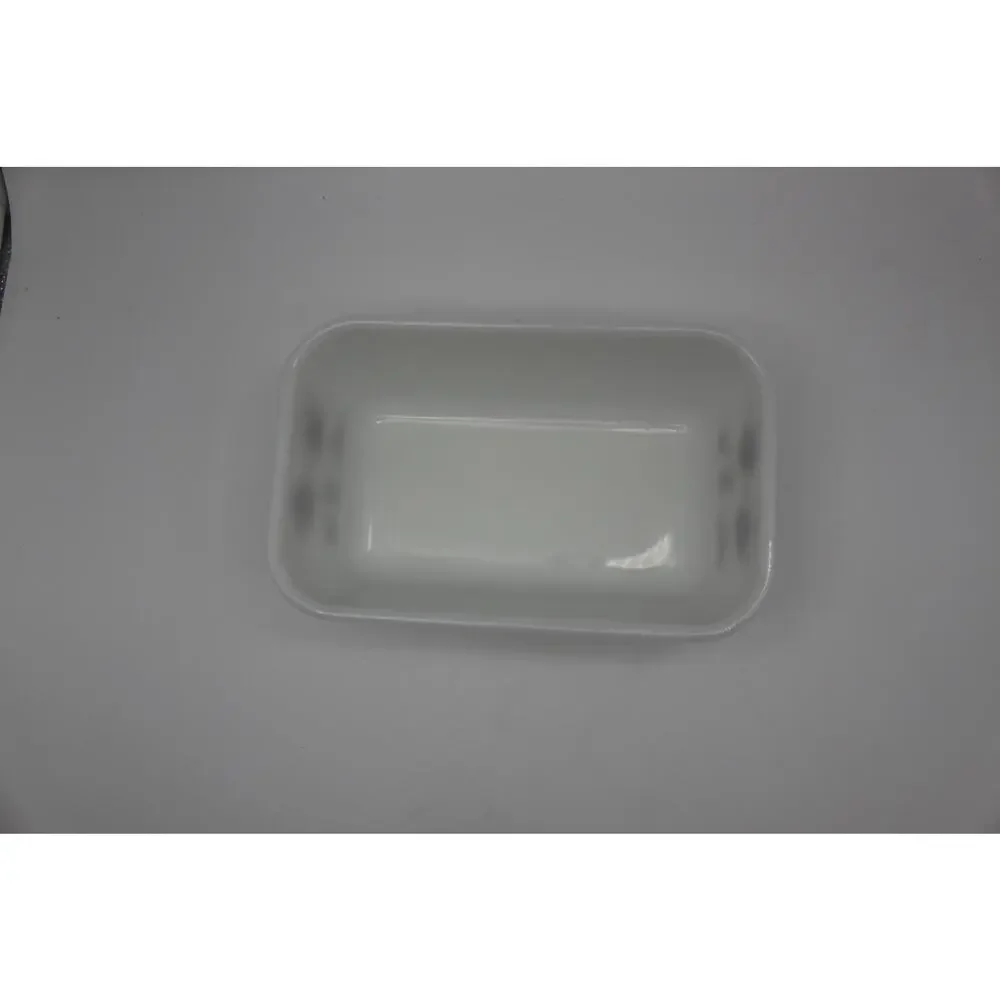 Vtg Pyrex 0503 Early American‎ Brown 1.5 Qt Ovenware Clear Glass Lid Casserole